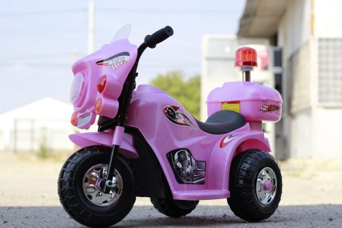 Mini-Elektro-Kleinmotor BJQ991 mit 3 Rädern - Pink