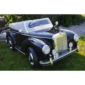 Vintage Mercedes 300S, 90W Elektro-Kleinwagen - Schwarz
