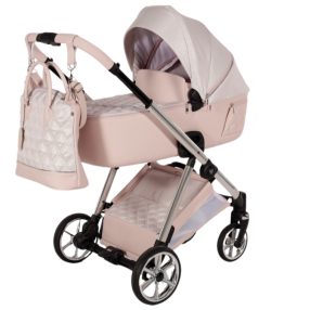 Junama Ellegante Lame  multifunktionaler Kinderwagen - Pink