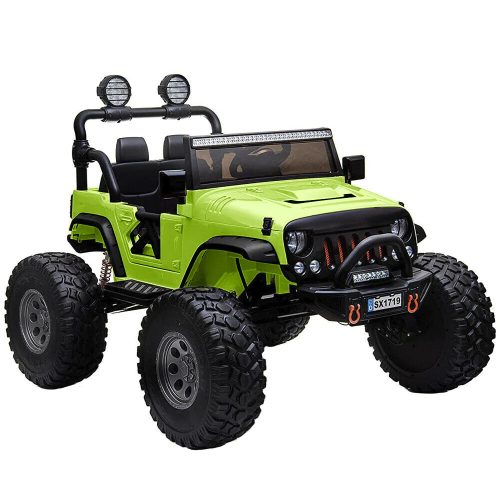 Monster Truck SX1719, 2 Sitze, 4x4, 180W, 12V Elektro-Kleinwagen - Grün