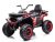ATV SuperOffroad 140W 12V, RC Elektrokleinwagen - Rot/Schwarz