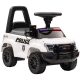 Polizei-Elektroauto 30W 6V mit Megaphon und Musikspieler - Weiß