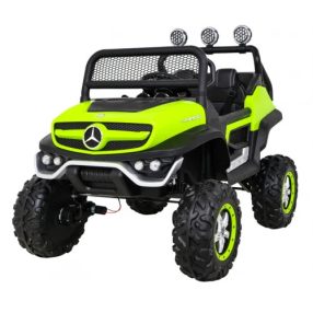   Mercedes UNIMOG , 2 Personen, 4x4 140W - elektrischer Lieferwagen - Grün