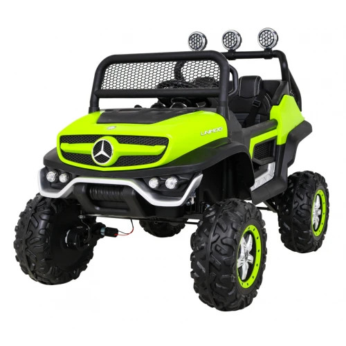 Mercedes UNIMOG , 2 Personen, 4x4 140W - elektrischer Lieferwagen - Grün