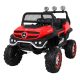 Mercedes UNIMOG , 2 Passagiere, 4x4 140W - elektrischer Lieferwagen - Rot