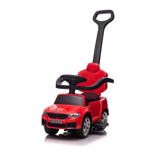 BMW 6V 4.5Ah 2in1 Rot elektrisches Babyauto, Babytaxi mit Schiebegriff