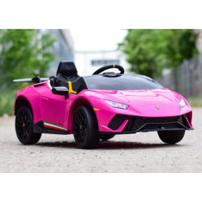   Lamborghini Huracan, 4x4, 120W, 12V Elektro-Kleinwagen - Pink