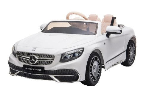 Mercedes S650 MAYBACH, 70W 12V Elektro-Kleinwagen - Weiß