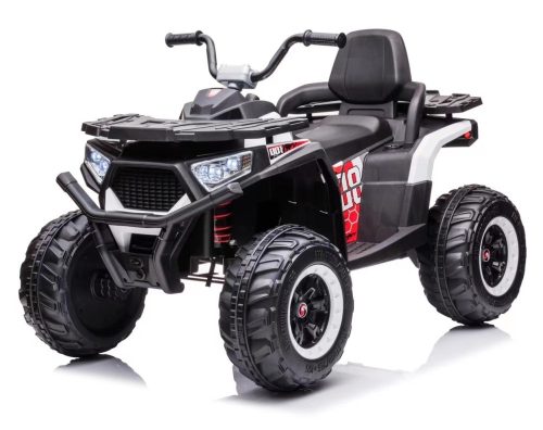 ATV SuperOffroad, 140W 12V Elektro-Kleinwagen - Schwarz/Weiß