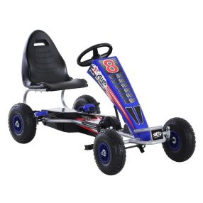 Kleines Elektroauto - Go-Kart mit Pedalen F8-3 - Blau