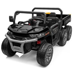   UTV Elektrisch kippbare Plattform Traktor 180W, 12V - Schwarz