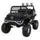 Mercedes UNIMOG, Schwarz 2 Passagiere, 4x4 140W - elektrischer Lieferwagen