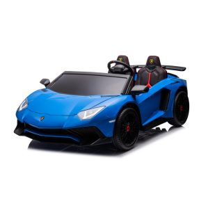   Lamborghini Aventador SV - 300W, 24V - 10AH - elektrischer Kleinwagen - Blau