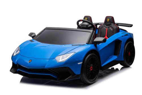 Lamborghini Aventador SV - 300W, 24V - 10AH - elektrischer Kleinwagen - Blau