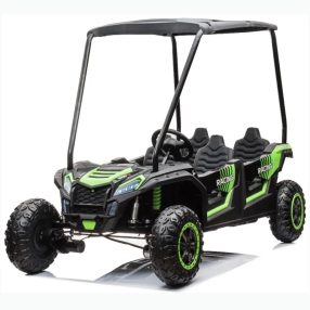   UTV RACING mit 4 Sitzen - 600W, 24V - 14AH - Wettkampf-Elektrokleinwagen - Grün