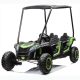 UTV RACING mit 4 Sitzen - 600W, 24V - 14AH - Wettkampf-Elektrokleinwagen - Grün