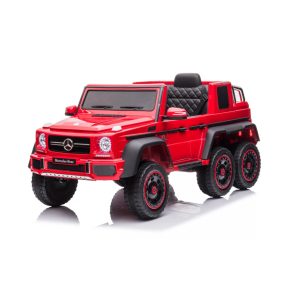   Mercedes G63 6x6, 400W - 24V - 7AH - Elektrischer Kleinwagen - Rot