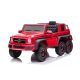Mercedes G63 6x6, 400W - 24V - 7AH - Elektrischer Kleinwagen - Rot