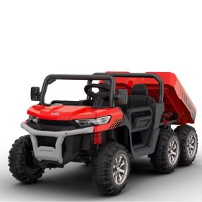 UTV Elektrisch kippbare Plattform Traktor 180W, 12V - Rot