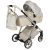 Junama Ellegante Lame multifunktionaler Kinderwagen - Beige
