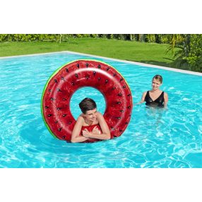  Owocowe Koło dmuchane do pływania Arbuz dla dzieci 12+ i dorosłych BESTWAY 119cm