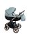 Adbor 3d prémium kinderwagen 3in1 - blau