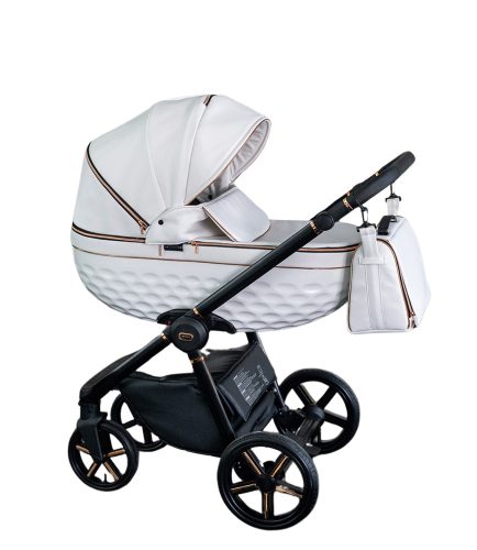 Adbor 3d ring kinderwagen 3in1 -weiß