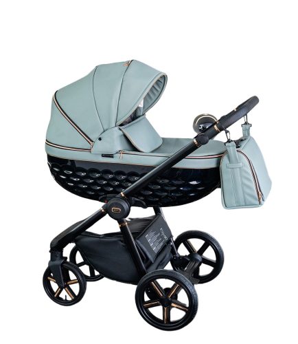Adbor 3d ring kinderwagen 3in1 - grün
