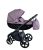 Adbor 3d ring kinderwagen 3in1 - lila