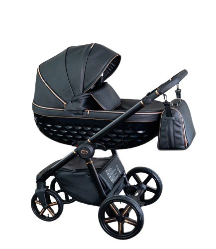 Adbor 3d ring kinderwagen 3in1 - schwarz