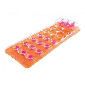   Neonowy Materac plażowy BESTWAY Pomarańczowy 188x71cm + Zestaw naprawczy