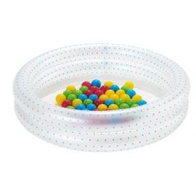   Blauer BESTWAY aufblasbarer Pool, 2in1, 2+, 91x20cm - Blau-Weiß