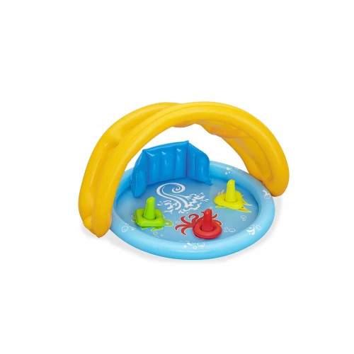 BESTWAY aufblasbares Planschbecken mit Puzzle, 6m+, 115x89x76 - Farbe
