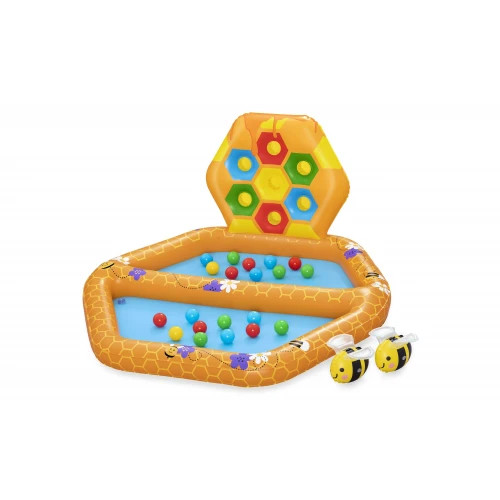 Bees BESTWAY aufblasbares Kinderbecken, 12m+, 127x119x61 - Gemustert
