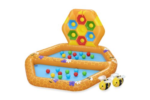 Bees BESTWAY aufblasbares Kinderbecken, 12m+, 127x119x61 - Gemustert