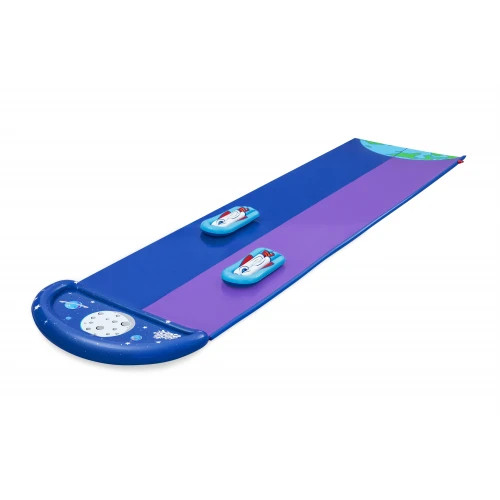 Lunar Launch BESTWAY Doppelwasserrutsche, 3+, 488cm - Blau