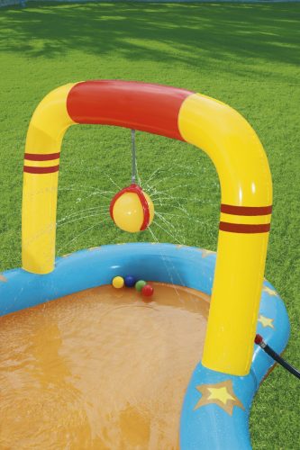 Lil Champ Play Center BESTWAY, aufblasbarer Spielplatz, 2+, 435x213x117 - Farbe