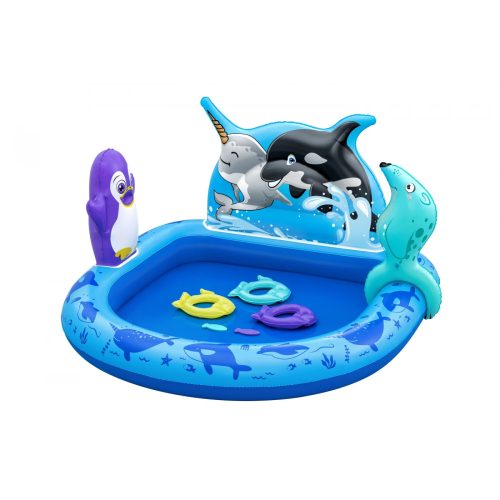 Sea Expedition BESTWAY, aufblasbarer Spielplatz, Planschbecken, 2+, 134x131x73cm