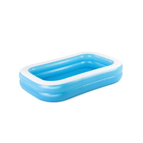 2 Ringe BESTWAY aufblasbarer Pool, 6+, 262x175x51cm - Blau