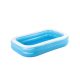 2 Ringe BESTWAY aufblasbarer Pool, 6+, 262x175x51cm - Blau