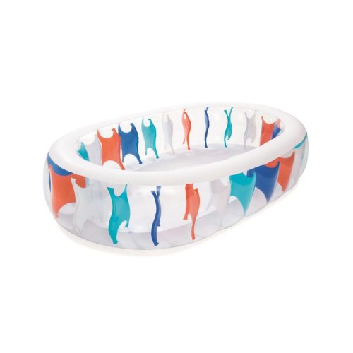 Ellipse BESTWAY aufblasbarer Familienpool, 6+, 229x152x51cm - Farbe 