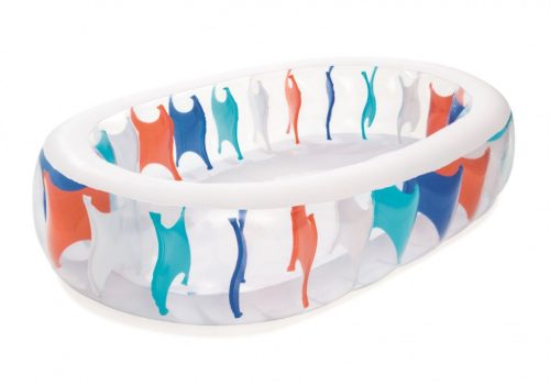 Ellipse BESTWAY aufblasbarer Familienpool, 6+, 229x152x51cm - Farbe 