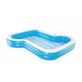   BESTWAY aufblasbarer Familienpool mit Sonnenschirm, 305x274x46cm - Blau