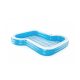 BESTWAY aufblasbarer Familienpool mit Sonnenschirm, 305x274x46cm - Blau