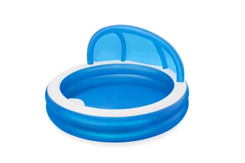 Aufblasbarer BESTWAY Familienpool mit Dach, 241x140cm - Blau