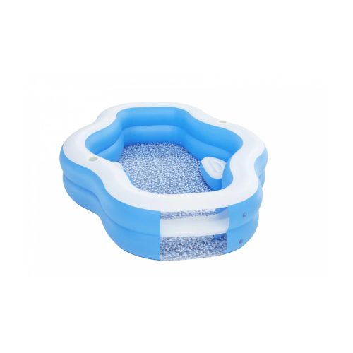 Fenster BESTWAY aufblasbarer Familienpool, 270x198x51cm - Blau