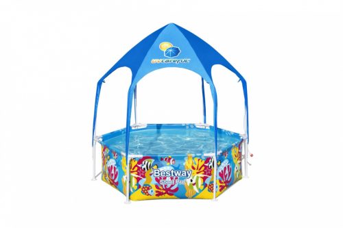 Splash-In-Shade BESTWAY Pool mit Rahmen für Kinder, 183x51cm - Muster 