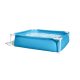 BESTWAY quadratischer Pool mit Rahmen, 2+, 122x122x30,5cm - Blau 