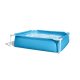 BESTWAY quadratischer Pool mit Rahmen, 2+, 122x122x30,5cm - Blau 