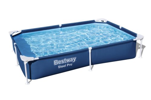 SplashJr Steel Pro BESTWAY Pool, 221x150x43 . blau 